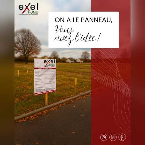 Nouveau design pour notre panneau de permis de construire Nouveau design pour notre panneau de permis de construire